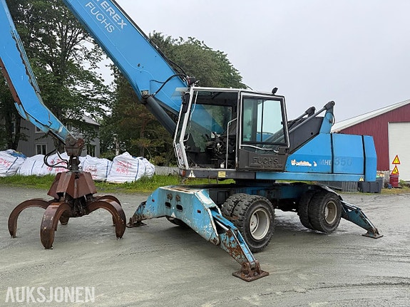 Andre TEREX FUCHS MHL 350 Hjulgraver / Materialhåndterer m/rotorgrabb 6 of 27