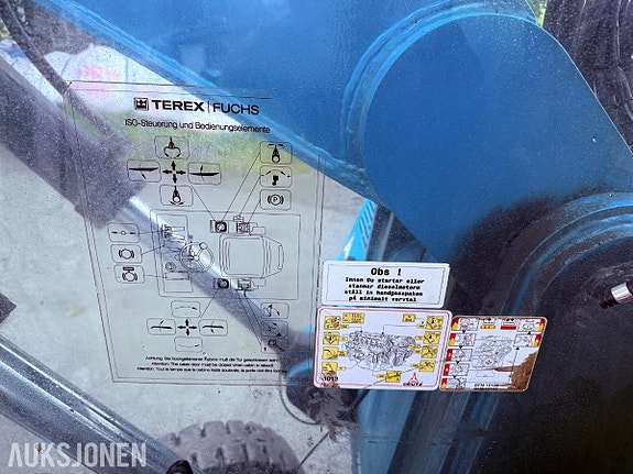 Andre TEREX FUCHS MHL 350 Hjulgraver / Materialhåndterer m/rotorgrabb 14 of 27