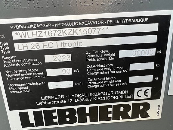 Liebherr LH26 EC 3 of 3