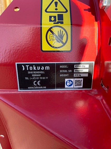 Tokvam VT 280 City - brukt to ganger.  Som ny 4 of 5