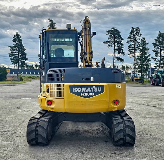 Komatsu PC88MR-6, 2007 mod, Kun 3391 timer, Rototilt, Klype, 3 skuffer. 5 of 5