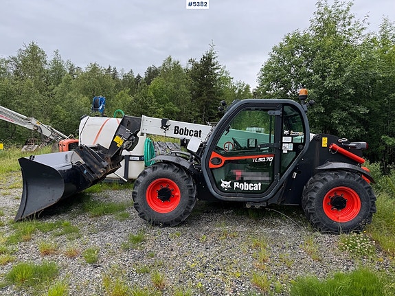 Bobcat 2021 TL30.70DB m/ skuffe, pallegaffel og 4 kjettinger. 4 of 5