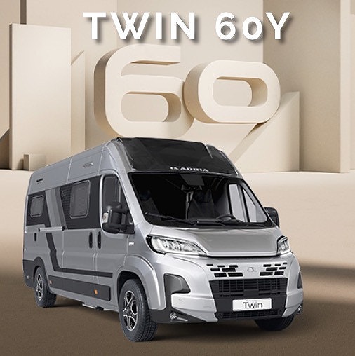 Adria TWIN 640 SLB 60 YEARS EDITION 2026 – EKSKLUSIV JUBILEUMSMODELL MED AUTOMATGIR! 2 of 5