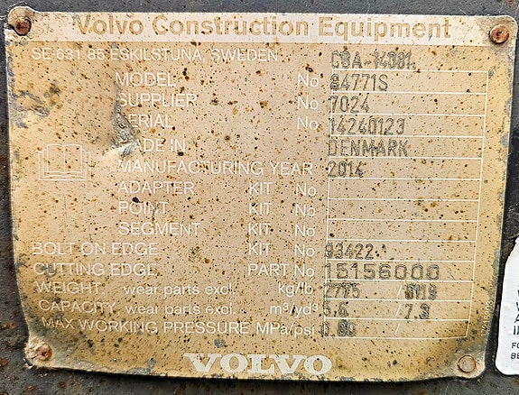 Volvo L180H, 2014 Mod, Kun 12665 timer, 4 helt nye dekk, Ny service, Ny sertifisering. 15 of 30