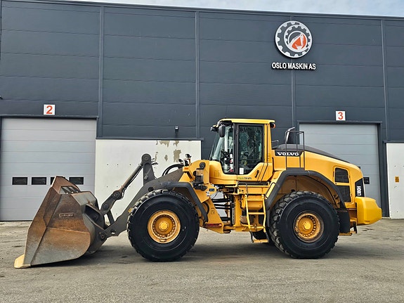 Volvo L180H, 2014 Mod, Kun 12665 timer, 4 helt nye dekk, Ny service, Ny sertifisering. 2 of 5