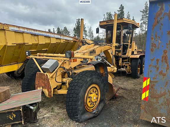 Mattsson MPAB 6x6 veihøvel m/ skjær og 2 ekstra for dekk
