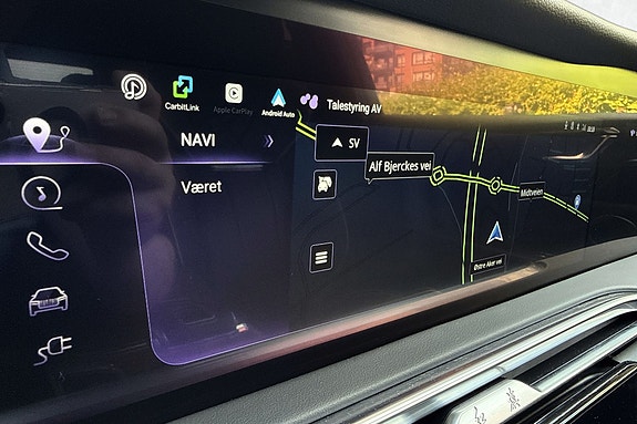 Mulighet for carplay/android auto via kabel