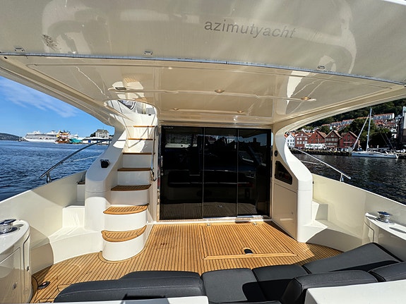 Azimut 50 Fly CAT C12. 3stk dieselvarmere. Gedigen fly. Nydelige linjer. Skipsre 13 of 30