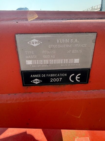 Kuhn FC302G Rep. Objekt 2007, kr 19 000,-