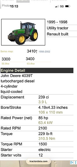 John Deere FD 3400 13 of 15