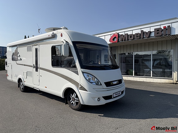 Hymer B 698 CL-AUTOMAT-150HK-MARKISE-SYKKELSTATIV-QUEENBED-SENKESENG-SEPARAT DUSJ OG DO++
