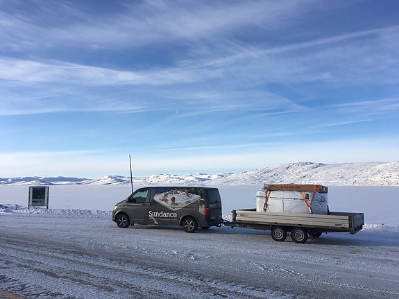 Vinterleveranse av massasjebad