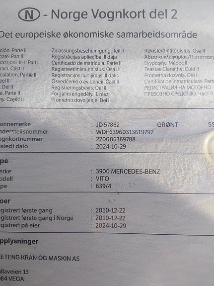 Mercedes-Benz Vito 120 2 of 5