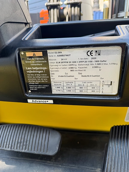 Hyster 2,5T Elektrisk truck 13 of 15