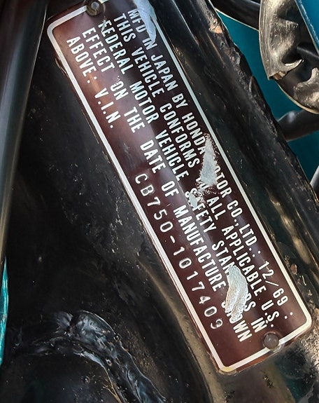 Honda CB750 K0 1969 10 of 11
