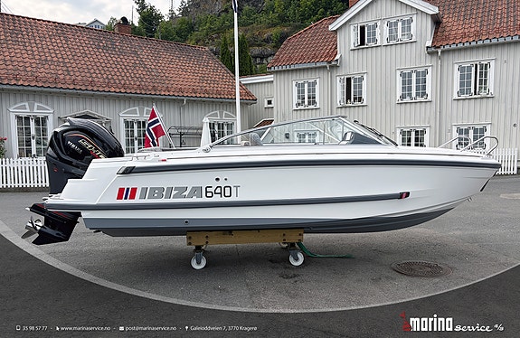 DEMOBÅT! Ibiza 640 Touring m/Yamaha VF200 Vmax + Garmin, Fusion mm