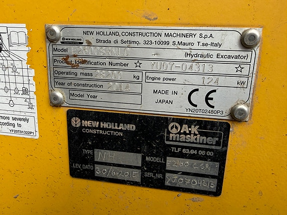 Kobelco E260CSR NLC - ÉN EIER, LITE TIMER! 14 of 30
