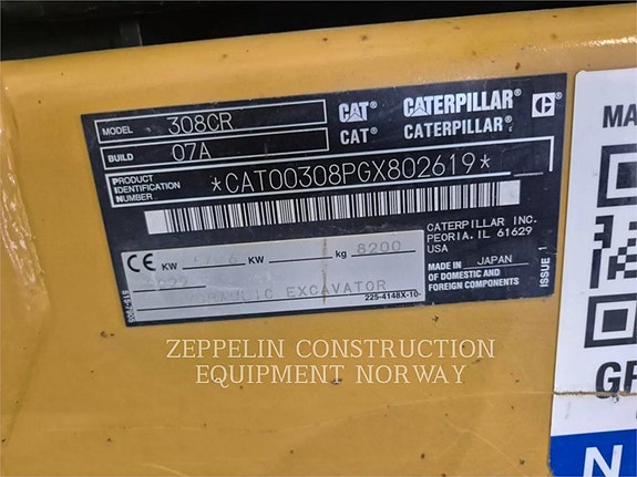 Cat 308-07 6 of 26