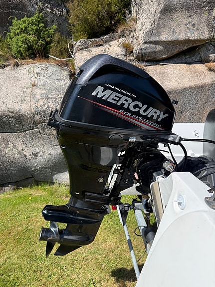 HELT NY River 350 XR 2026 med 5 års garanti, Mercury 10/15 hk, Gaupen henger 7 of 12