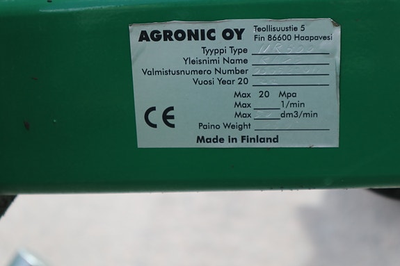 Agronic WR600 2022, kr 110 000,-