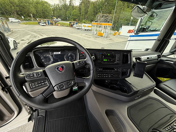 Scania G410 Biogass Kranbil med HIAB X-HiPro 408 E-6 og JIB + Rotator 5 of 7