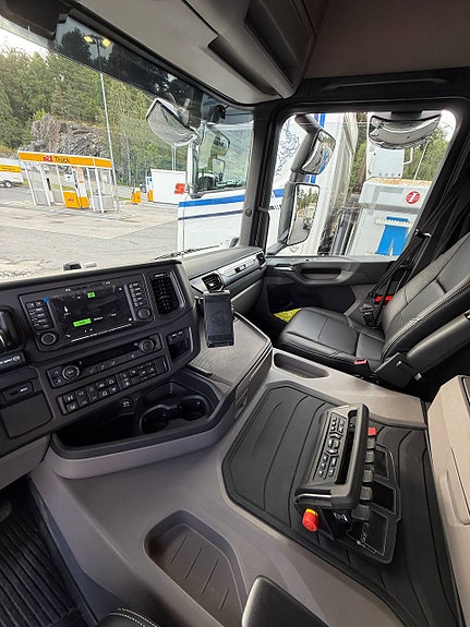 Scania G410 Biogass Kranbil med HIAB X-HiPro 408 E-6 og JIB + Rotator 7 of 7