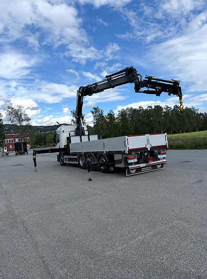 Scania G410 Biogass Kranbil med HIAB X-HiPro 408 E-6 og JIB + Rotator 3 of 7