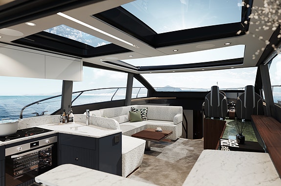 Nye Fairline Targa 58 GTO - Premiere Cannes Yachting Festival 2026 10 of 12