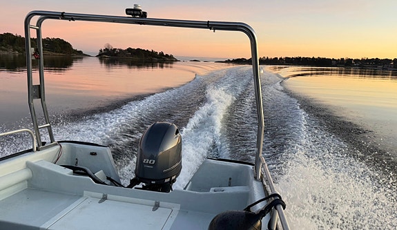 Meget Pen Øien 710F – Yamaha F80 – Kun 215 t 5 of 9