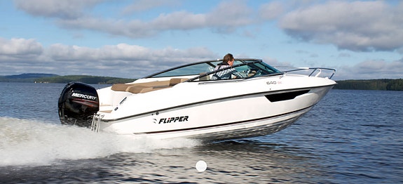 Flipper 640 DC – 150 HK Mercury 4T -  kun 430 timer - NÅ REDUDSERT HØSTPRIS 2 of 5