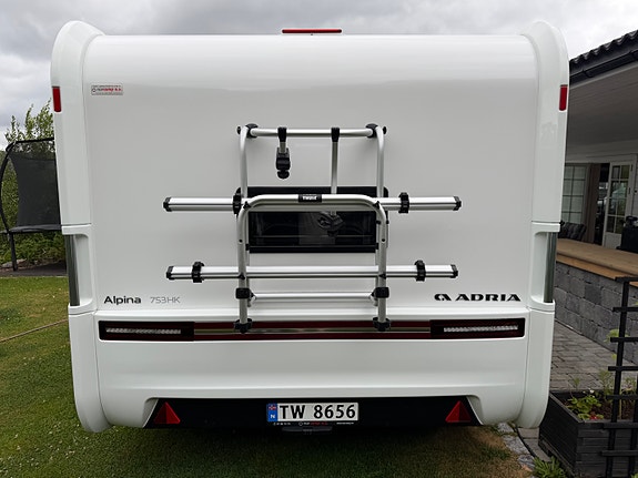 Adria Alpina 753HK Plusspakke, 4 x Mover, sykkelstativ foran + bak, ny gass og fukttest, HØSTKUPP!!! 16 of 30