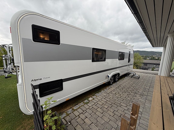 Adria Alpina 753HK Plusspakke, 4 x Mover, sykkelstativ foran + bak, ny gass og fukttest, HØSTKUPP!!! 14 of 30