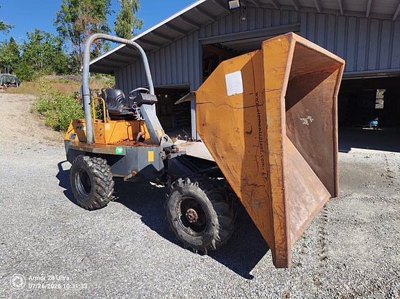 Terex Registrert Benford 3001KFA 3-tonns dumper 4 of 10