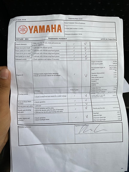 Yamaha MT-07 12 of 14