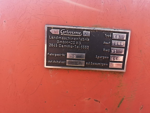 Grimme KS1500 Risknuser 7 of 8