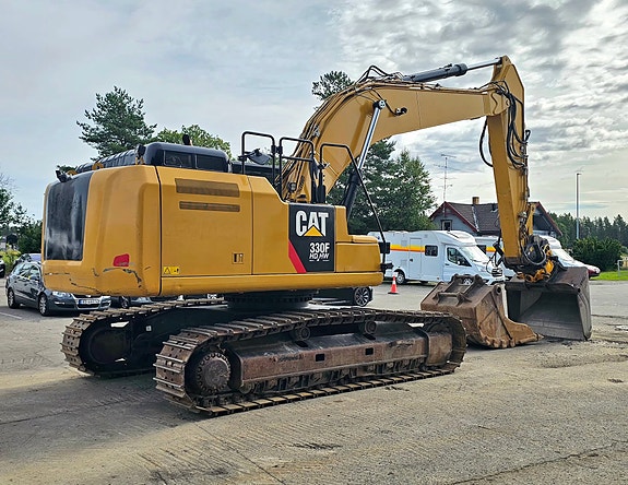 Cat 330FL HD HW, 2016 mod, 11270 timer, Rototilt, 2 skuffer, nesten nytt understell, ny service og sertifisering. 5 of 5
