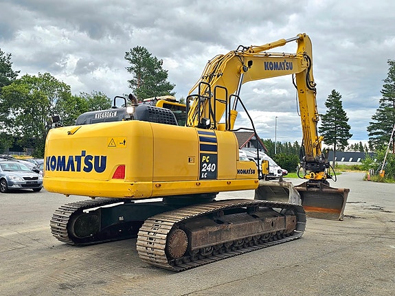 Komatsu PC240LC-10, 2012 mod, 11000 timer, Rototilt, 2 skuffer, full servicehistorikk og ny sertifisering 5 of 5