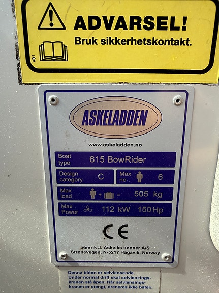 NY PRIS! *Askeladden 615 bowrider* 2 of 5