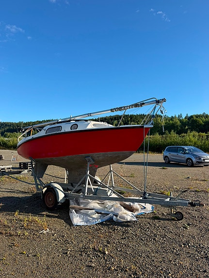 Leisure 17 sailbåt med trailer 4 of 5