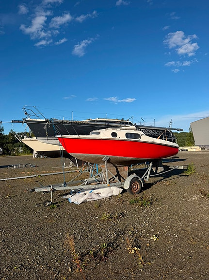 Leisure 17 sailbåt med trailer 2 of 5