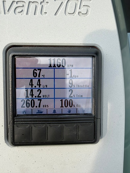 Velutstyrt Nordkapp Avant 705 Ranger | Alu-skrog | Evinrude G2 300 hk 28 of 30