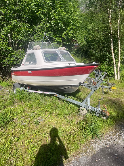 salg!!! viksund 535 combi- model b, 40hk, med henger. 3 of 5