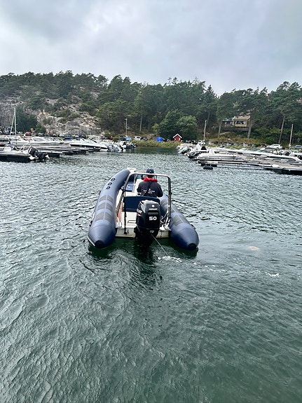 Strøken Brig Falcon 500 med Mercury 50 hk til salgs - Kun 11 timer og med henger 16 of 17
