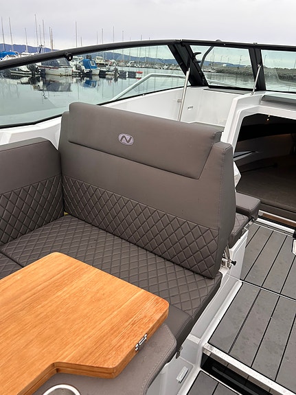RYDDESALG: Nordkapp Noblesse 830 Mercury 400 hk. - kun 45 timer, hekktruster ++ 29 of 30