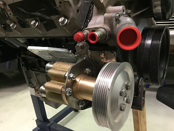 Sea Ray 23 ombygd for LS-motor 24 of 25