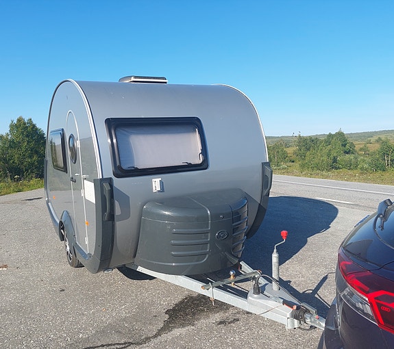 Tabbert T@B 320 W21 – Velholdt, lett campingvogn med fortelt og sykkelstativfeste. 4 of 21