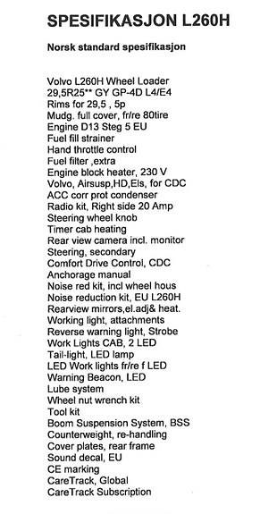 Volvo L260H 5 of 30