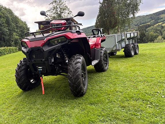Polaris Sportsman 570 EPS m/ tømmerhenger, stor cargobox og K-winch 3 of 5