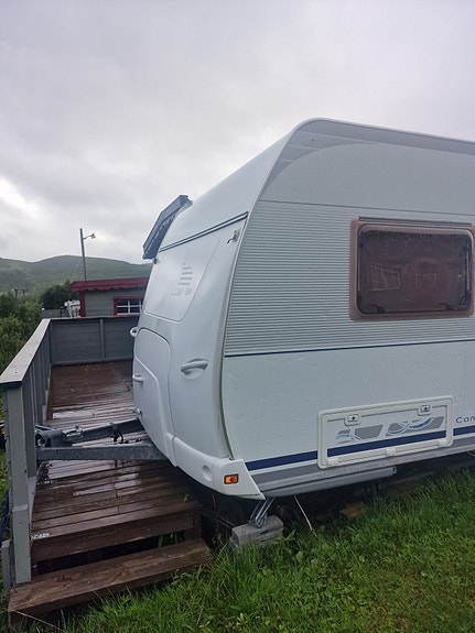 Dethleffs Camper 720 SK med spikertelt på fast plass på Skarsvatnet Camping / Oppdal 23 of 28