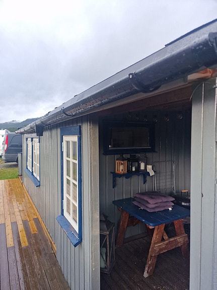 Dethleffs Camper 720 SK med spikertelt på fast plass på Skarsvatnet Camping / Oppdal 22 of 28